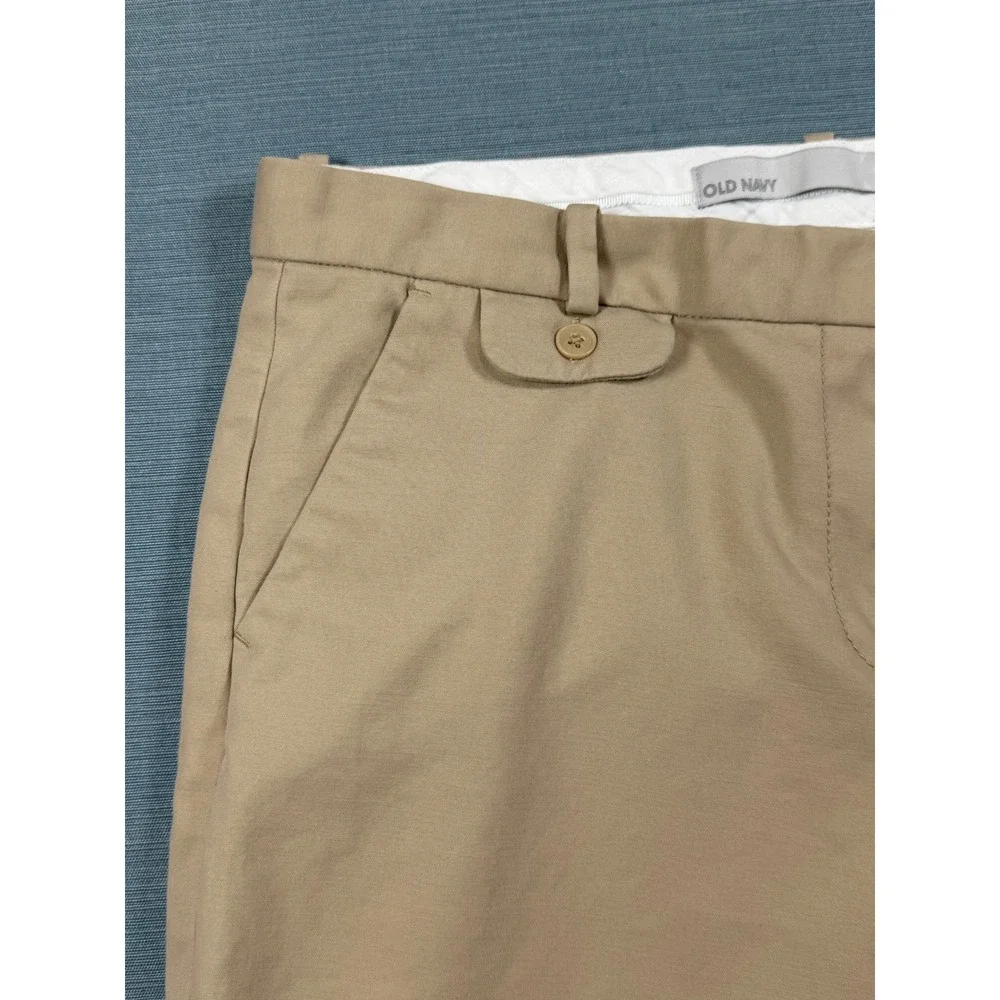 Old‎ Navy Womens Khaki Trousers Size 8 Tan Classic Rise Bootcut Chino Pants